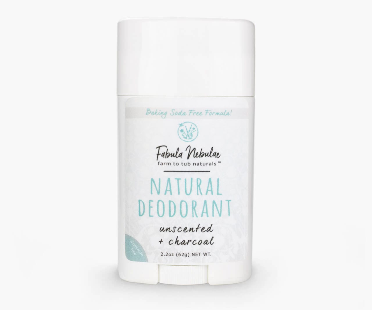 Natural Baking Soda Free Deodorant (Unscented + Charcoal)