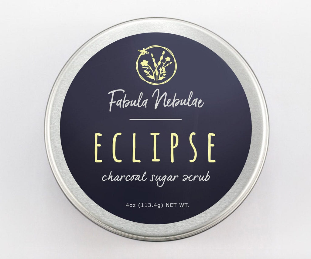 Eclipse Body Scrub with Activated Charcoal  - Fabula Nebulae