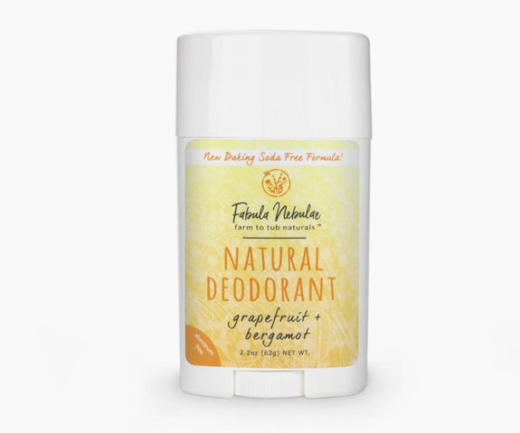 Natural Baking Soda Free Deodorant (Grapefruit + Bergamot)  - Fabula Nebulae