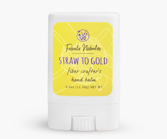 Straw to Gold fiber crafter's hand balm  - Fabula Nebulae