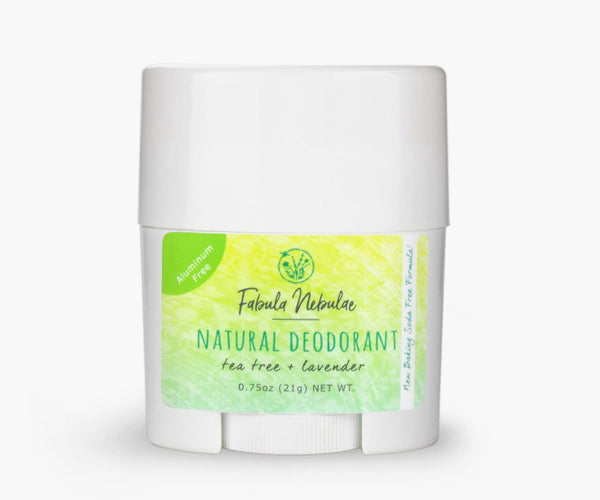 Travel size of our Original Baking Soda Free Natural Deodorant (tea tree + lavender)  - Fabula Nebulae