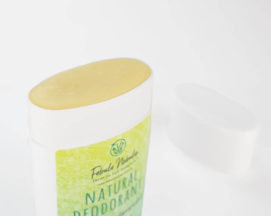 Travel size of our Original Baking Soda Free Natural Deodorant (tea tree + lavender)  - Fabula Nebulae