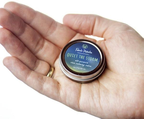 Travel size of Quiet the Storm salve  - Fabula Nebulae